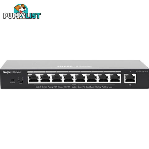 ES209GC-P 9-PORT GIGABIT SMART CLOUD MANAGED POE SWITCH