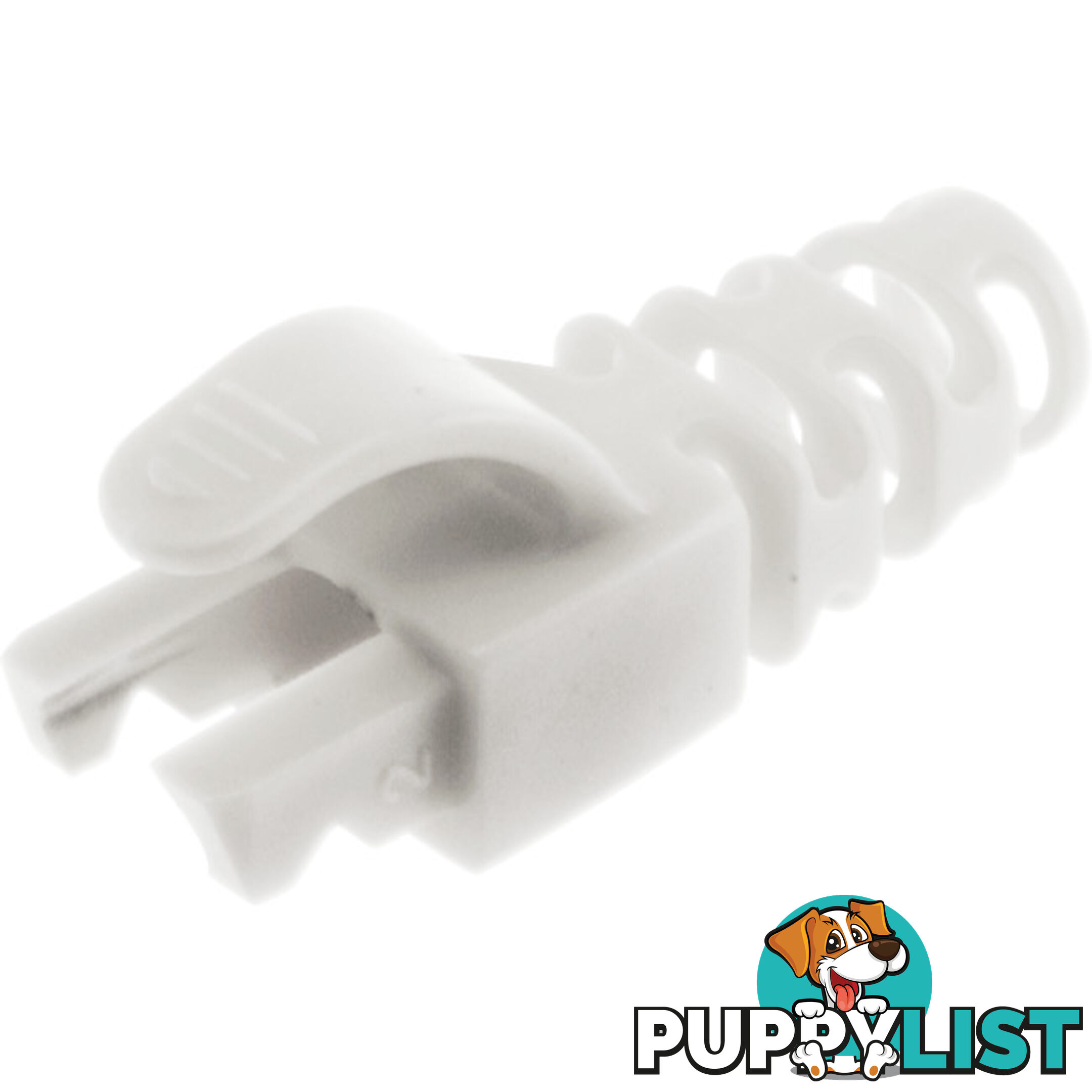 PK4030 6.5MM WHITE RJ45 RUBBER BOOT FOR CAT5E/6 STYLE B