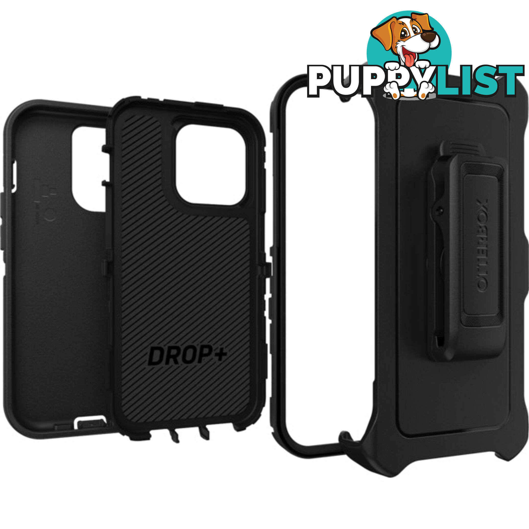 IPH14PRDB IPHONE 14 PRO BLACK DEFENDER SERIES