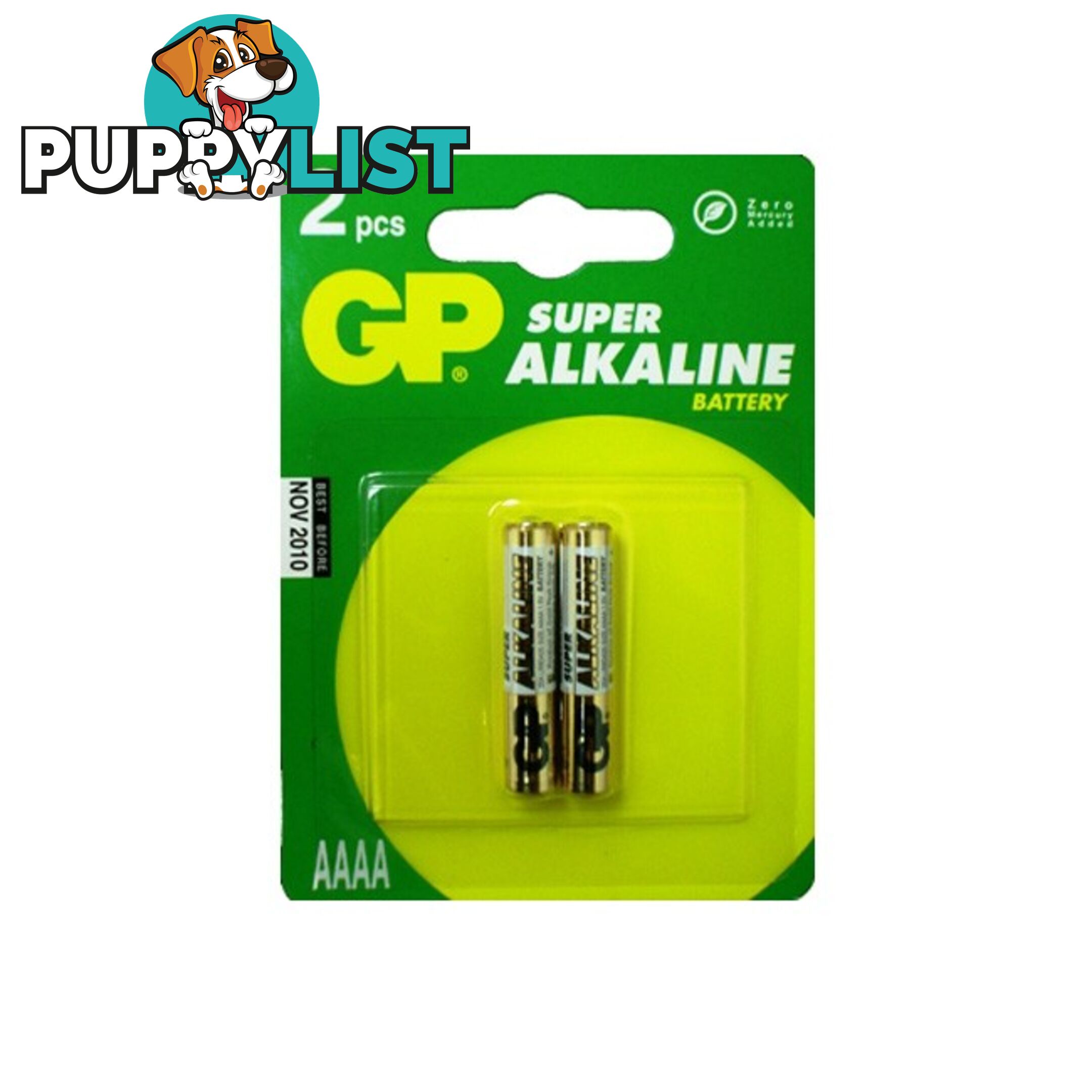 25AC2 AAAA ALKALINE BATTERY 2PK GP