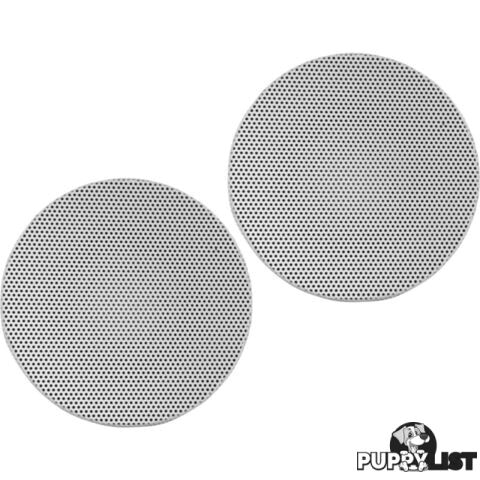 ECS4.0V2 4" EDGELESS CEILING SPEAKERS PAIR EARTHQUAKE ALUMINUM GRILLE