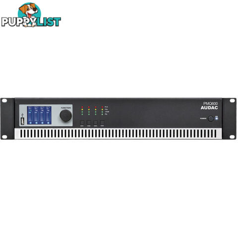 PMQ600 4 CH 100V POWER AMP - 4X 600W WAVE DYNAMICS DSP -2RU - RS232