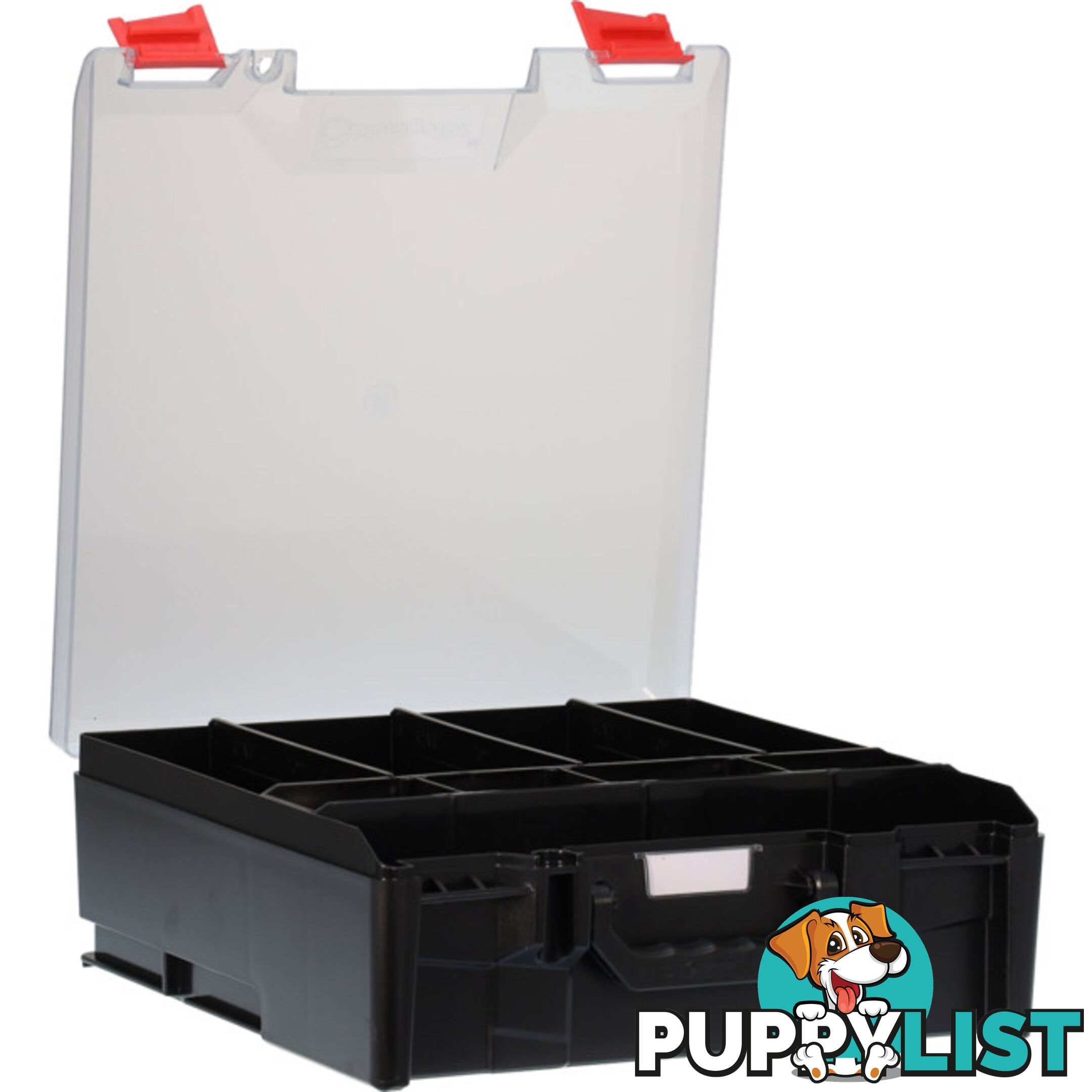 STLC-BK ABS LARGE CASE WITH CLEAR LID BLACK