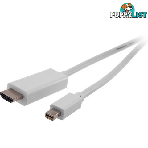 LC6153 MINI DISPLAYPORT TO HDMI - 2M PLUG TO PLUG