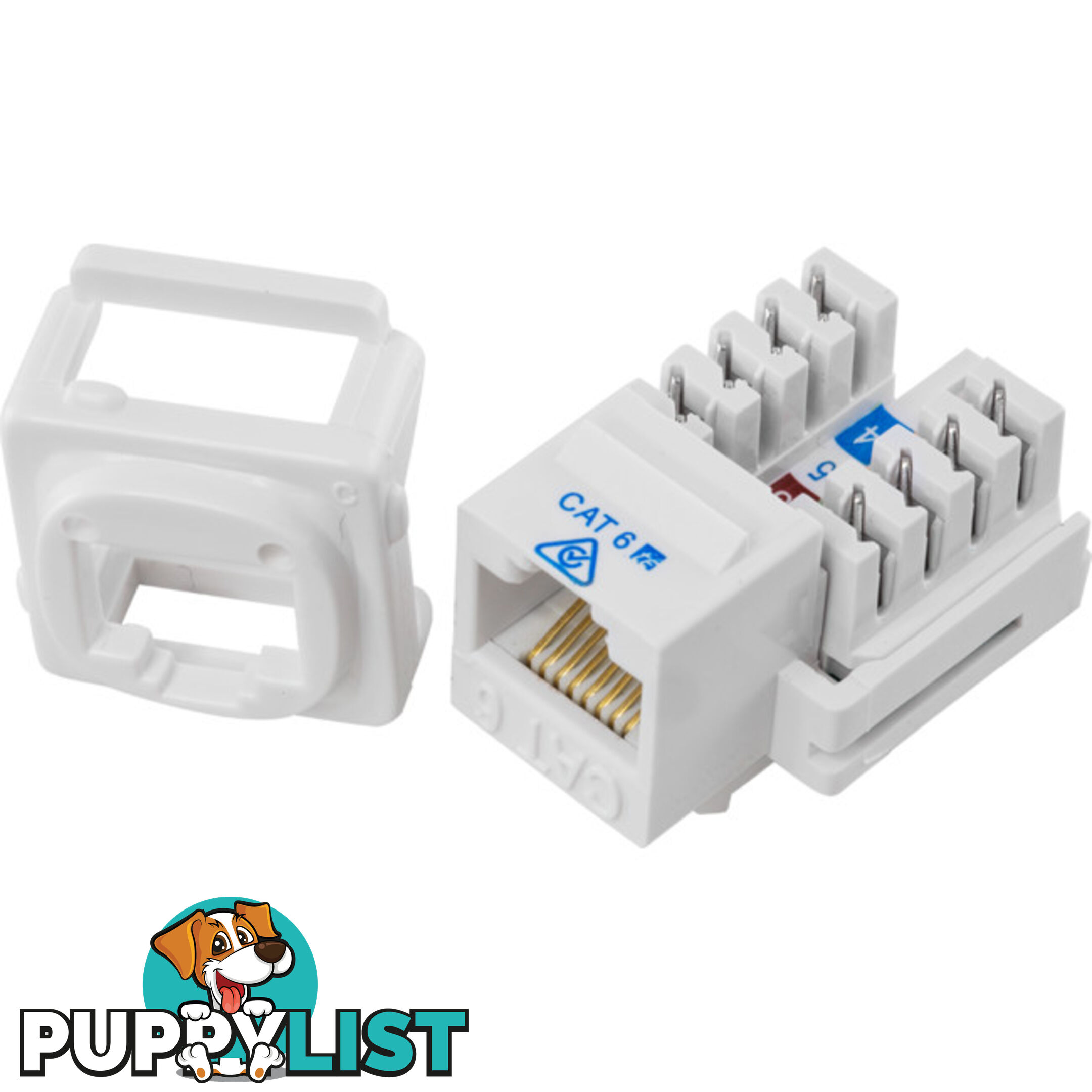 PK4545 RJ45 CAT6 MECHANISM SOCKET INCLUDES CLIPSAL ADAPTOR