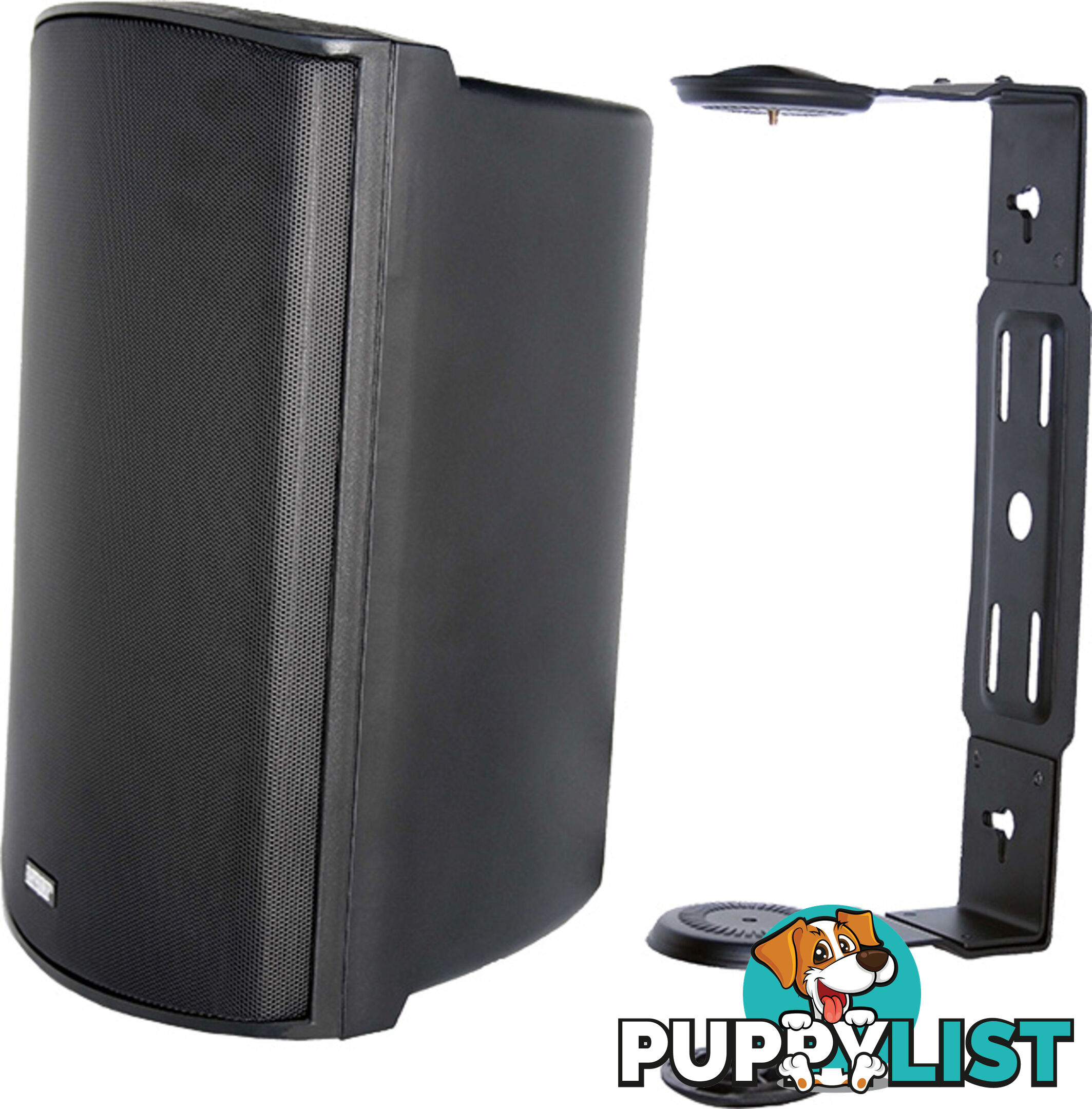 AWS502B 5.25" INDOOR/OUTDOOR SPEAKERS PAIR BLACK EARTHQUAKE