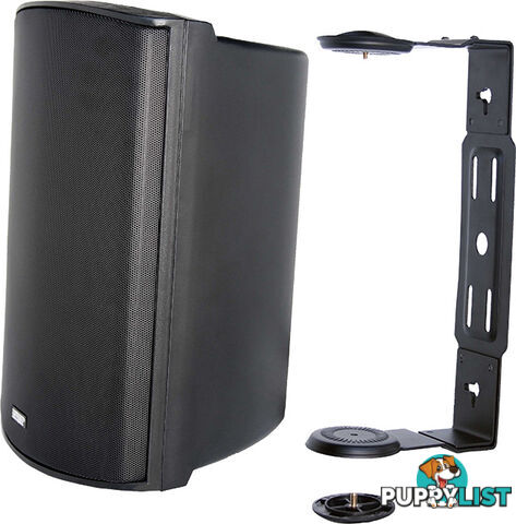 AWS502B 5.25" INDOOR/OUTDOOR SPEAKERS PAIR BLACK EARTHQUAKE