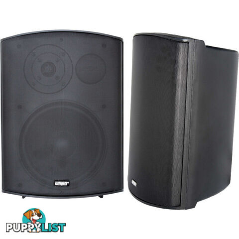 AWS502B 5.25" INDOOR/OUTDOOR SPEAKERS PAIR BLACK EARTHQUAKE