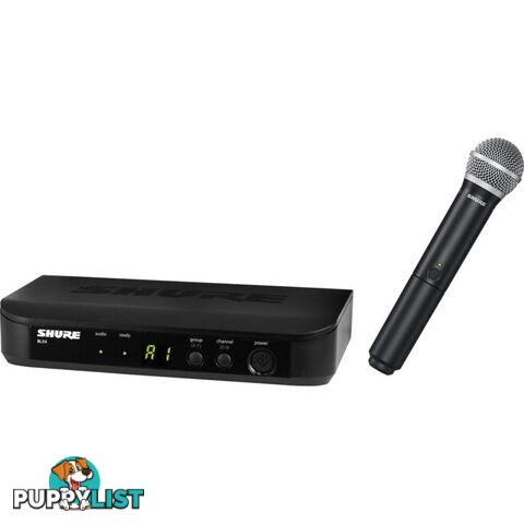 BLX24PG58-K14 WIRELESS HANDHELD MIC SYSTEM 614-638MHZ AUTO SET-UP SHURE