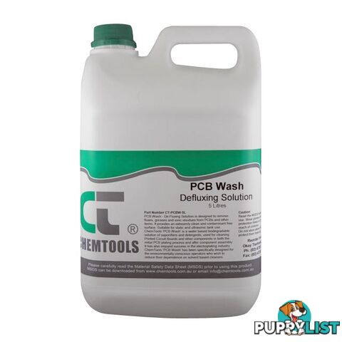 PCBW5L 5 LITRE (5L) PCB WASH DRUM DE- FLUXING SOLUTION CHEMTOOLS