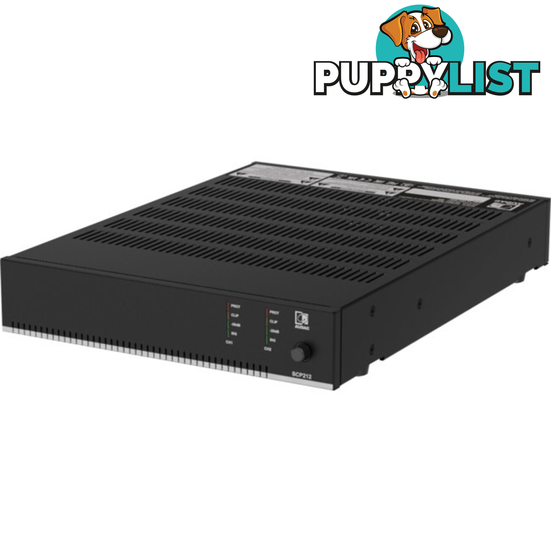 SCP212 COMPACT DUAL CHANNEL POWER AMPLIFIER 2 X 120W STEREO AT 4 OHM 1 X 240W AT 100V