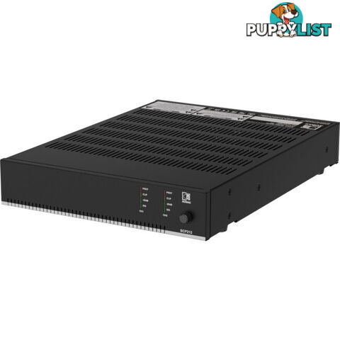 SCP212 COMPACT DUAL CHANNEL POWER AMPLIFIER 2 X 120W STEREO AT 4 OHM 1 X 240W AT 100V