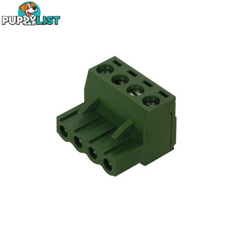 PM1204 4 WAY PHOENIX CONNECTOR 4 PIN GREEN PLUG