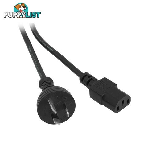 K9-2MB 2M BLACK IEC POWER LEAD IEC-C13 APPLIANCE CORD