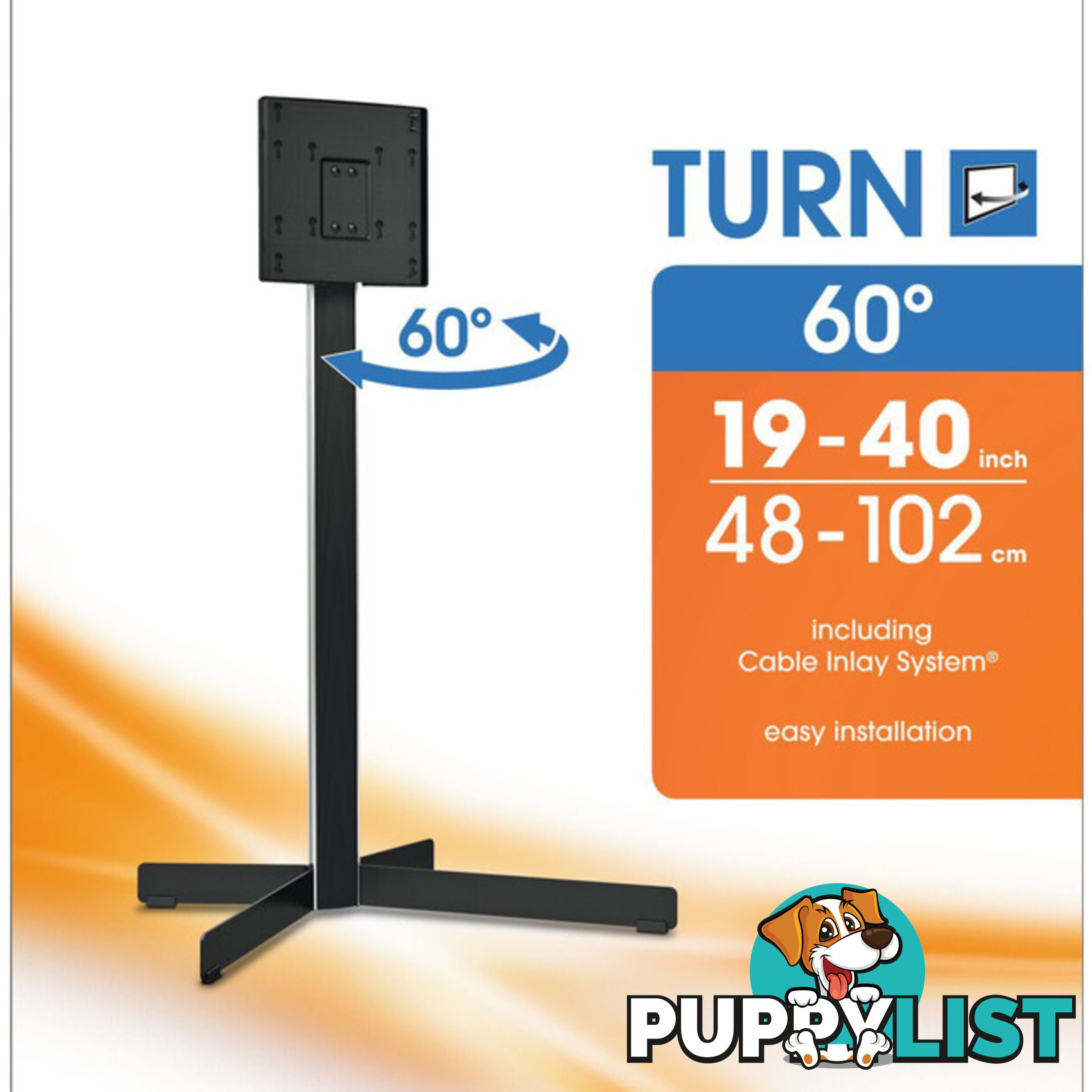 EFF8230 19" - 37" FLOOR TV STAND