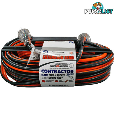 UR25010C 10M 15A HEAVY DUTY CONTRACTOR EXTENSION LEAD