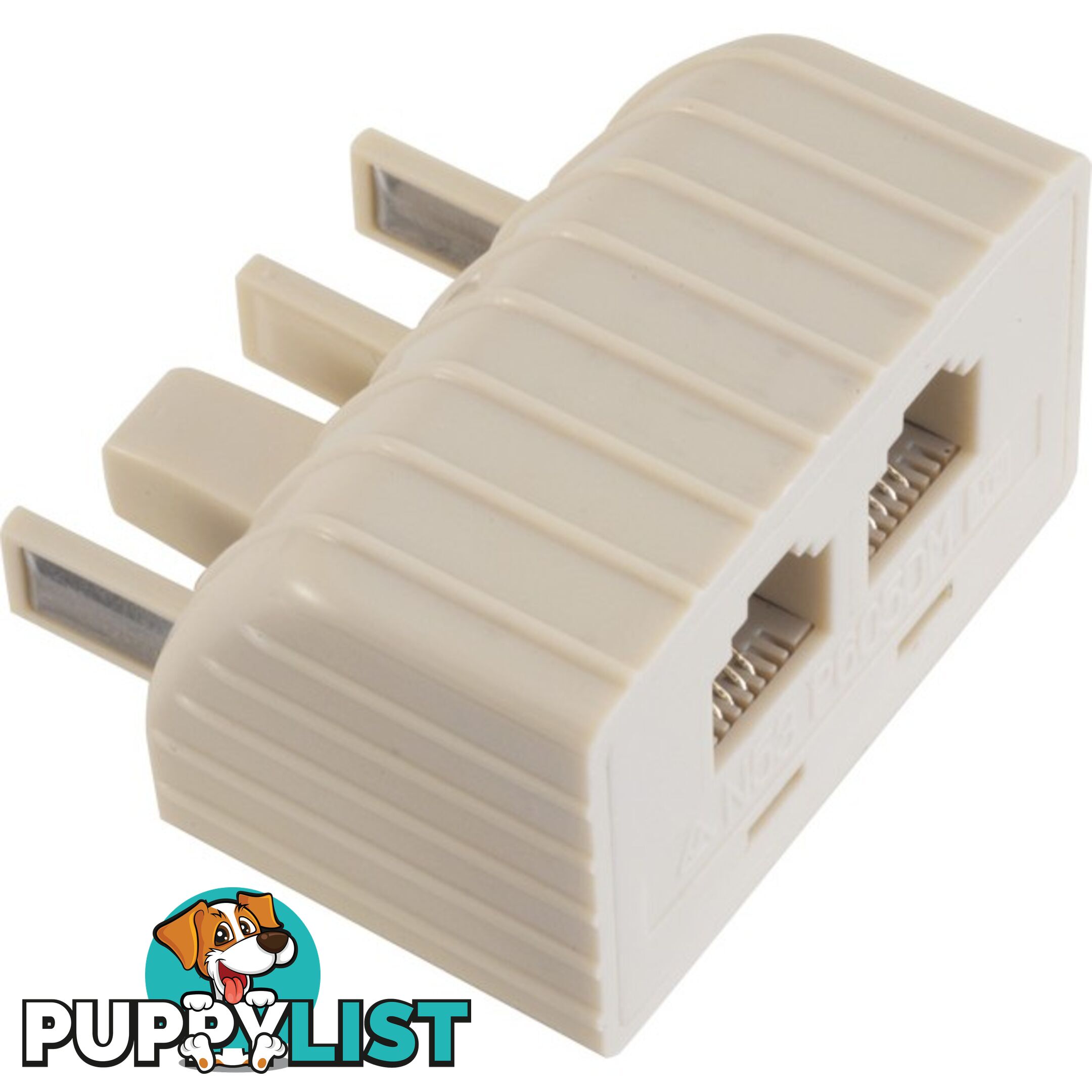 P605DMB/IVY 605 PLUG TO 2X RJ12 BLISTER RJ12 SOCKETS TEL2040