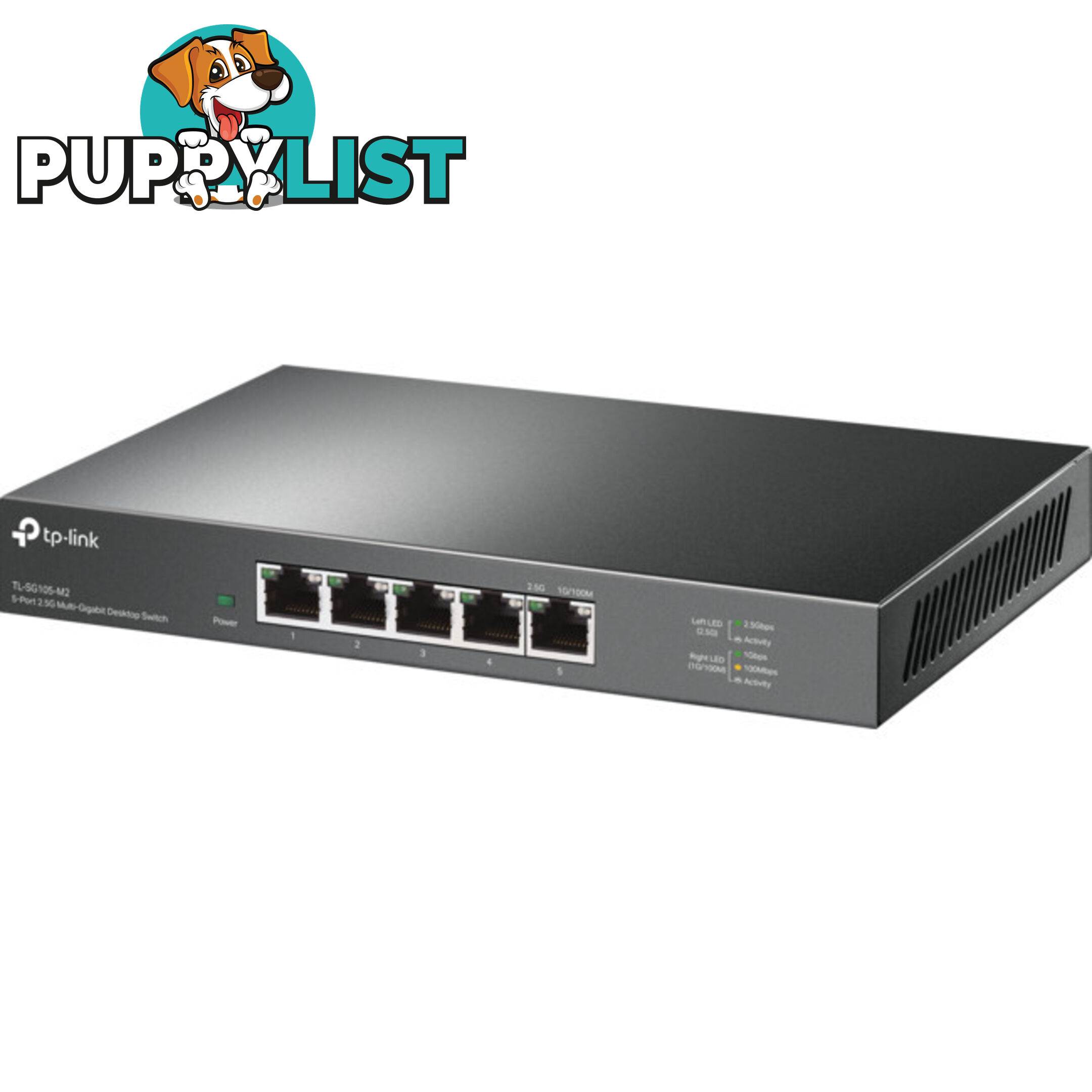 TLSG105M2 5 PORT 2.5G MULTI-GIGA DESKTOP SWITCH