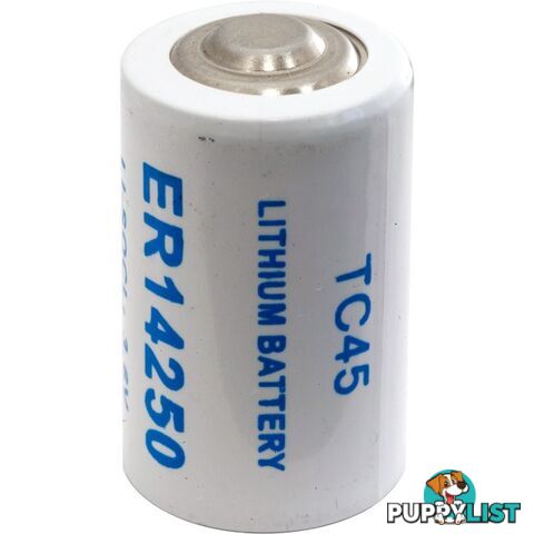 ER14250 3.6V LITHIUM BATTERY TC45, 1/2 AA, 1/2AA, LISOCL2