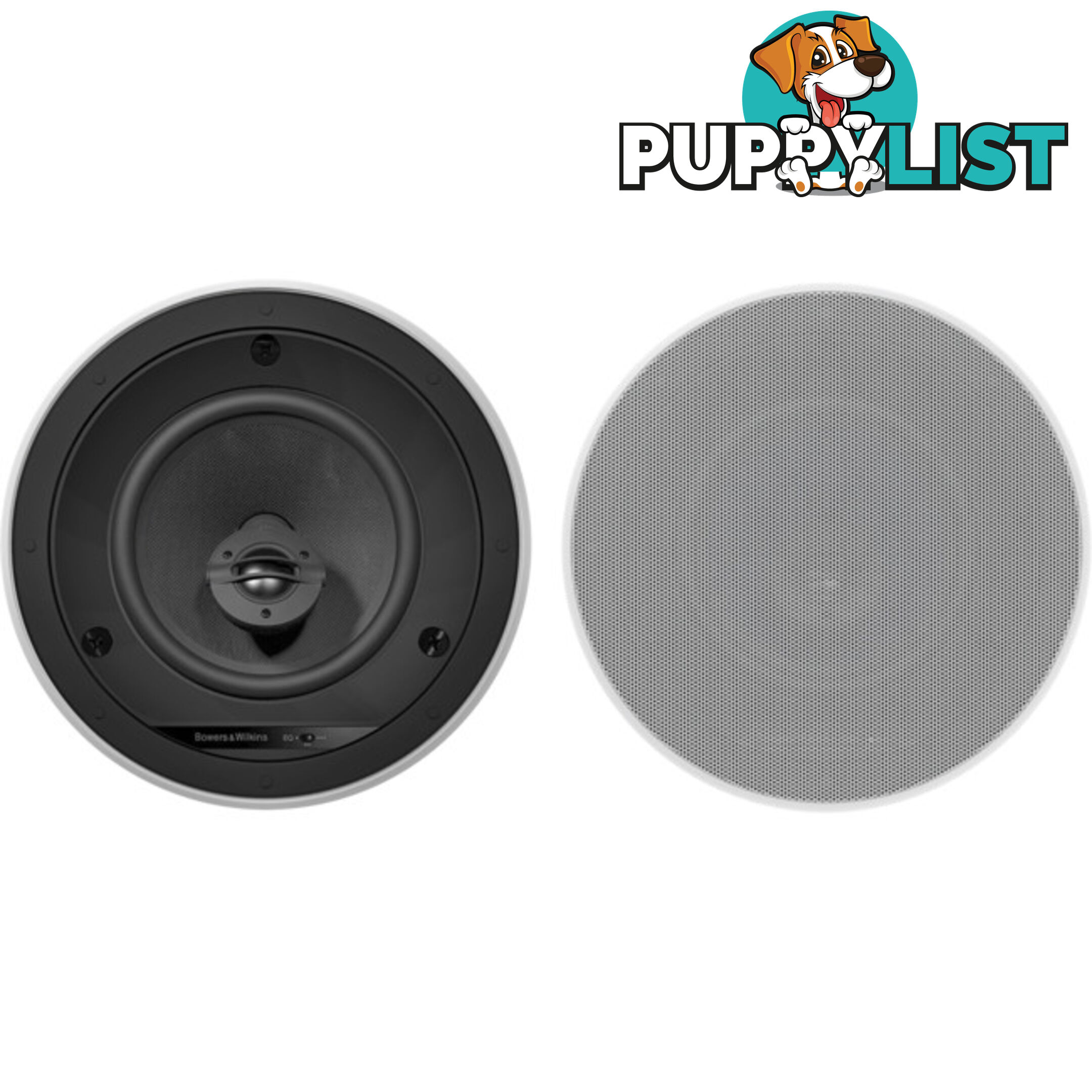 CCM665 6" 130W 2 WAY CEILING SPEAKERS B&W