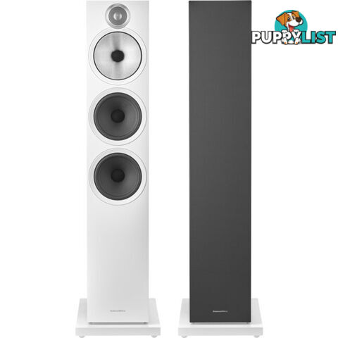 603S3W 3-WAY FLOORSTANDING SPEAKERS WHITE FINISH