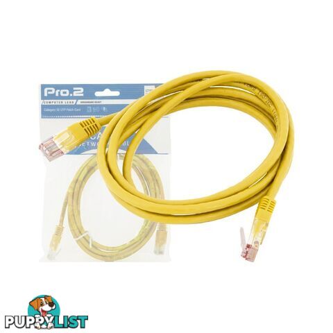 LC7155Y 20M YELLOW CAT5E PATCH LEAD PRO2