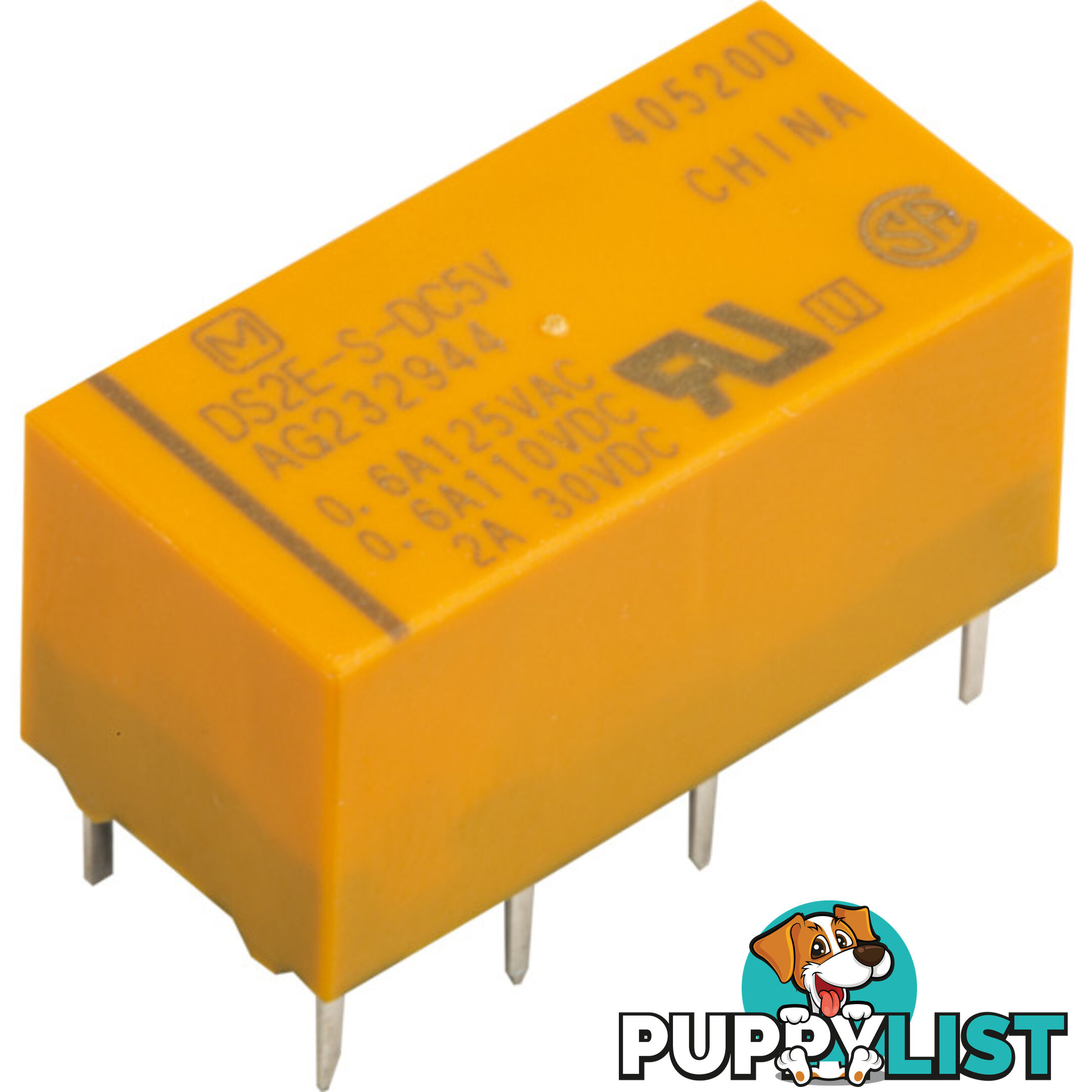 DS2E-S-DC5V 5VDC 2A DPDT 0.2W PCB RELAY