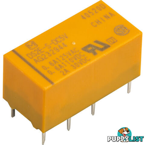 DS2E-S-DC5V 5VDC 2A DPDT 0.2W PCB RELAY