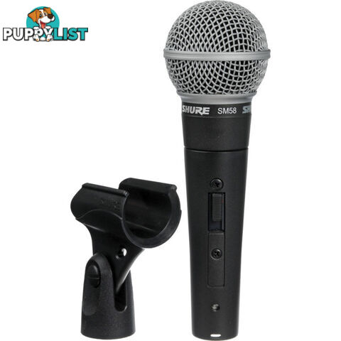 SM58S SM58 MICROPHONE WITH SWITCH NO CABLE SHURE