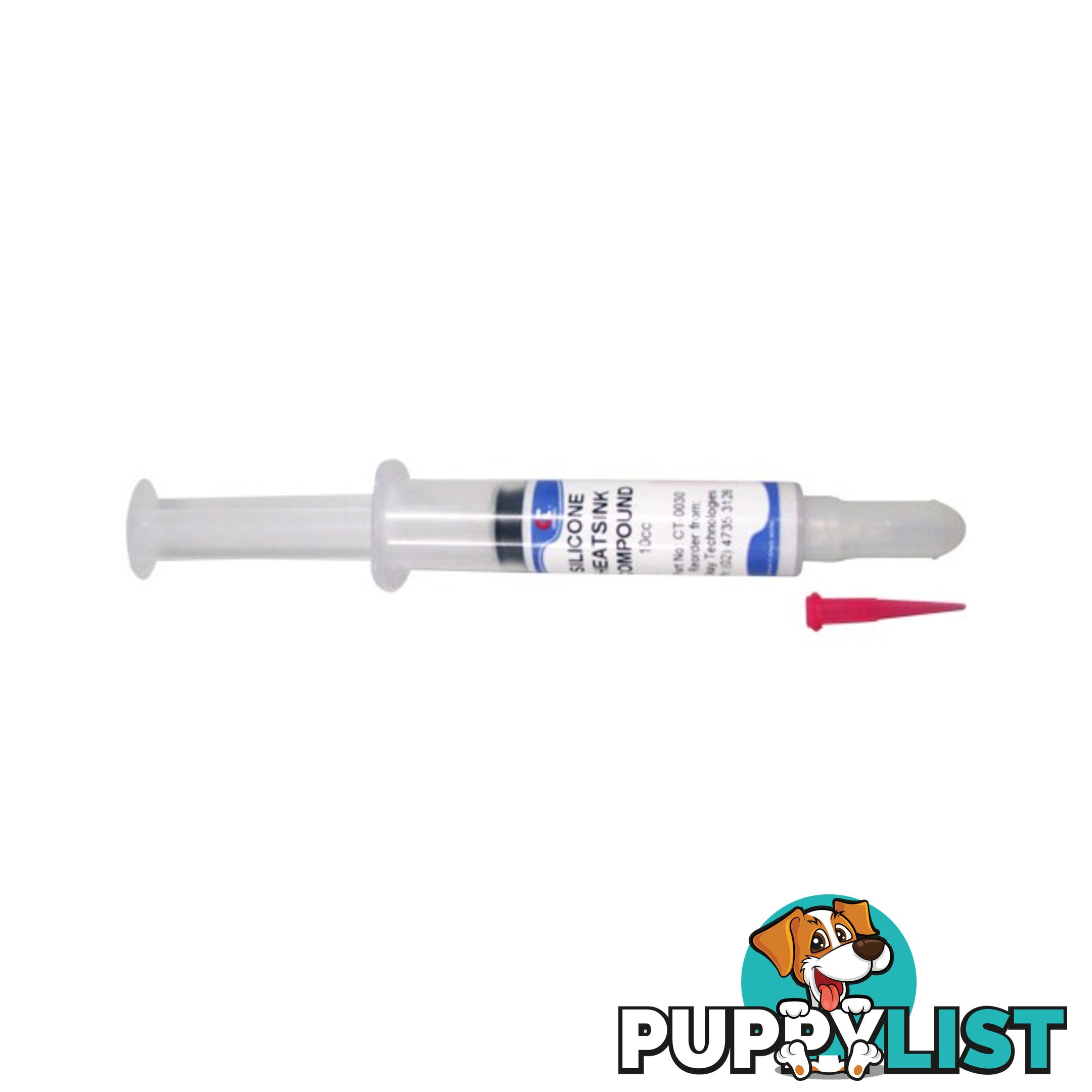 CTR001SIS10PT 10CC HEAT TRANSFER COMPOUND 20G HEATSINK SYRINGE