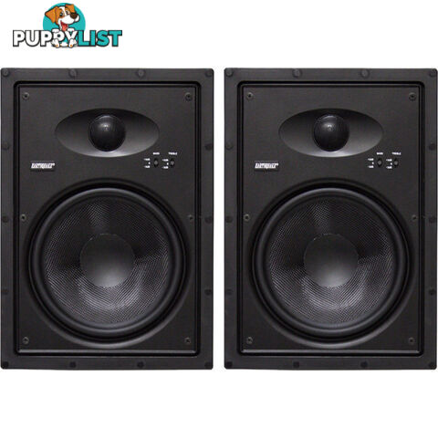 EWS800 8" EDGELESS INWALL SPEAKERS PAIR EARTHQUAKE