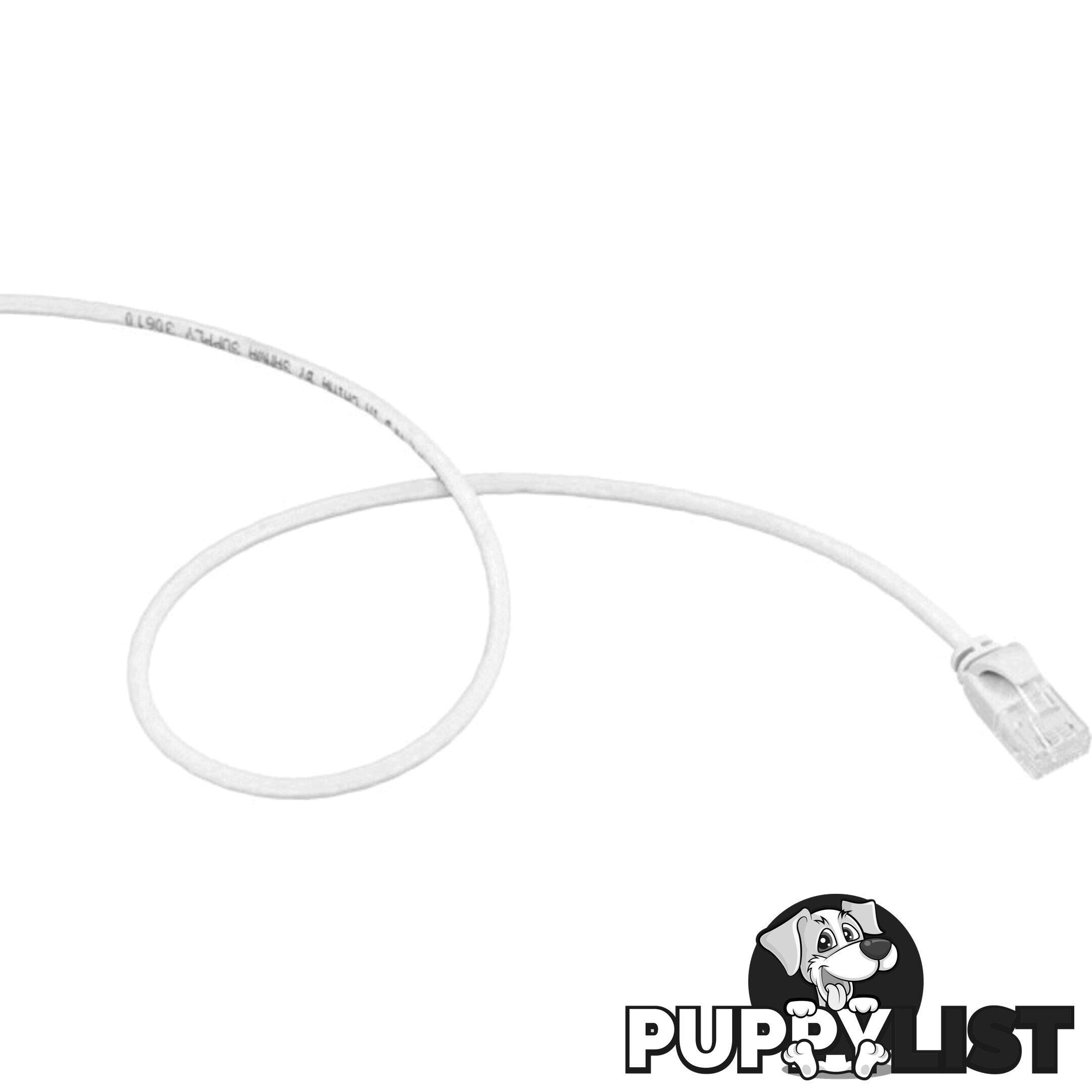 LC6SL0300WH 3M SLIM CAT6 PATCH LEAD WHITE ULTRA THIN