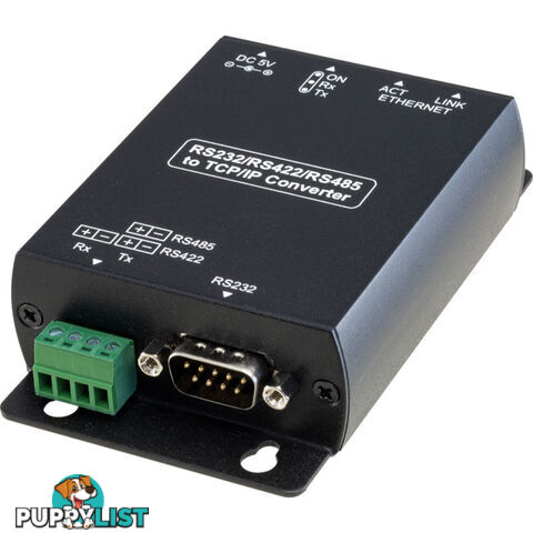 RS007 RS232 RS485 RS422 TO TCP IP BI-DIRECTIONAL CONVERTER