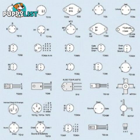 BC548 NPN .1A 30V .5W T092