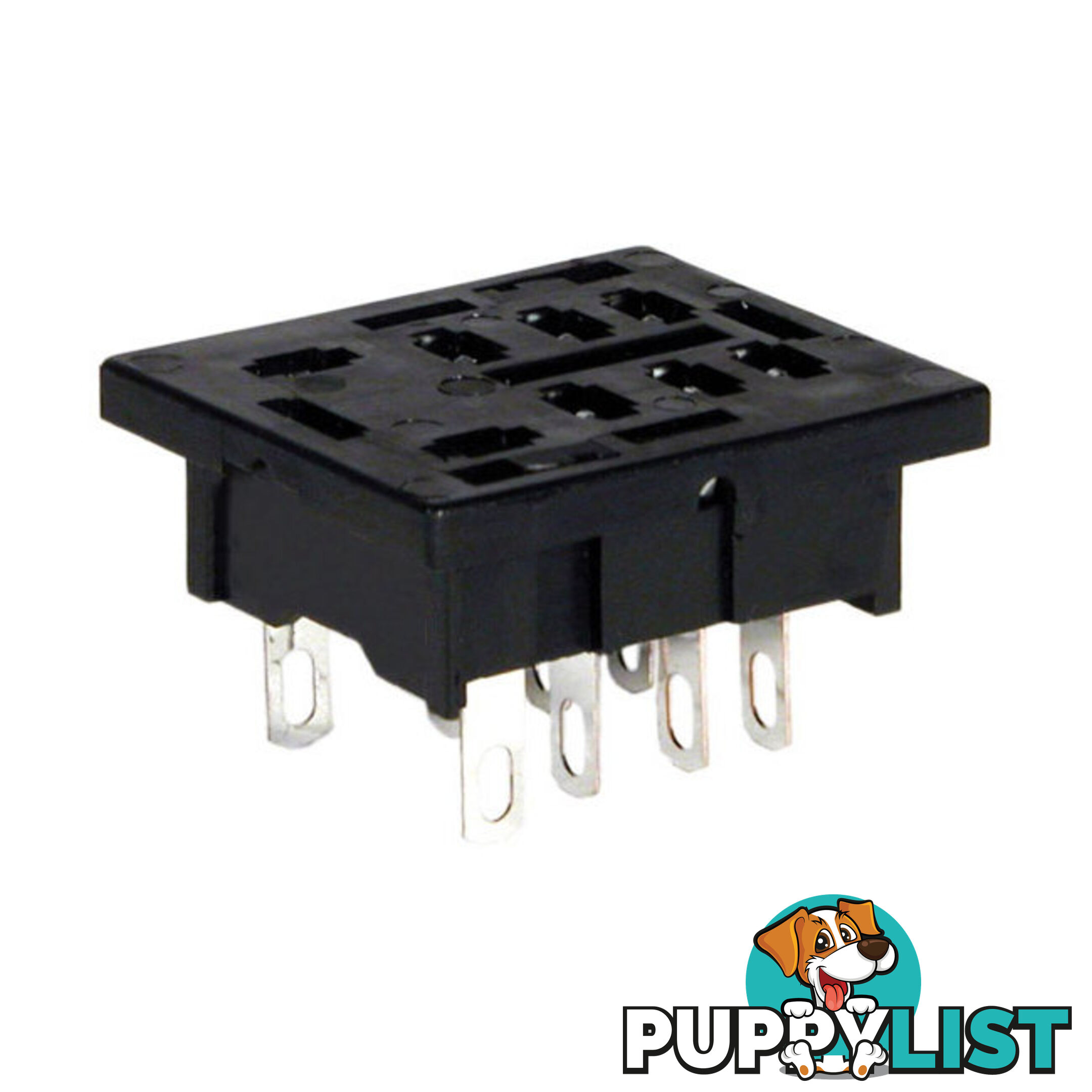 WJ1512ZC SOLDER TERMINAL RELAY BASE 2 POLE