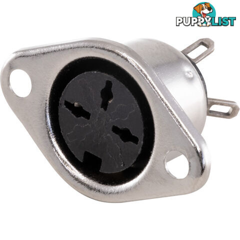 PD6701 3 PIN DIN PANEL SOCKET 180Â¦ PIN SPACING