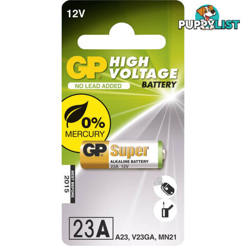 23AEGP 12V ALKALINE BATTERY - GP 1PK (GP23A)