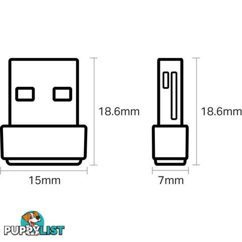 T2UNANO AC600 DUAL BAND NANO ADAPTER ARCHERT2UNANO