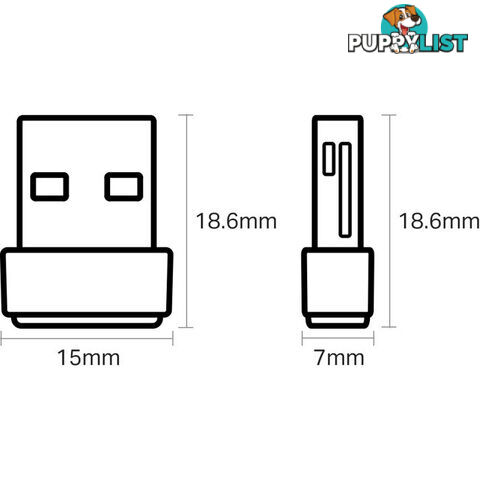 T2UNANO AC600 DUAL BAND NANO ADAPTER ARCHERT2UNANO