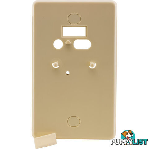 CD770TOPLWE PHONE WALL PLATE FOR 610 AND 611 TELEPHONE SOCKETS