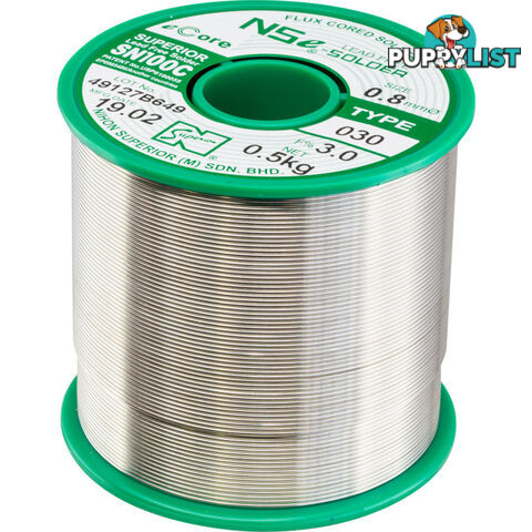 LF0.8SN100C.5K 0.8MM LEAD FREE SOLDER 500G NIHON SUPERIOR SN100C