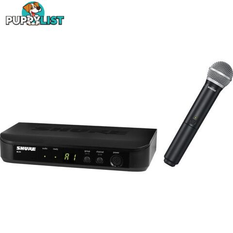 BLX24PG58-M17 WIRELESS HANDHELD MIC SYSTEM 662-686MHZ AUTO SET-UP SHURE