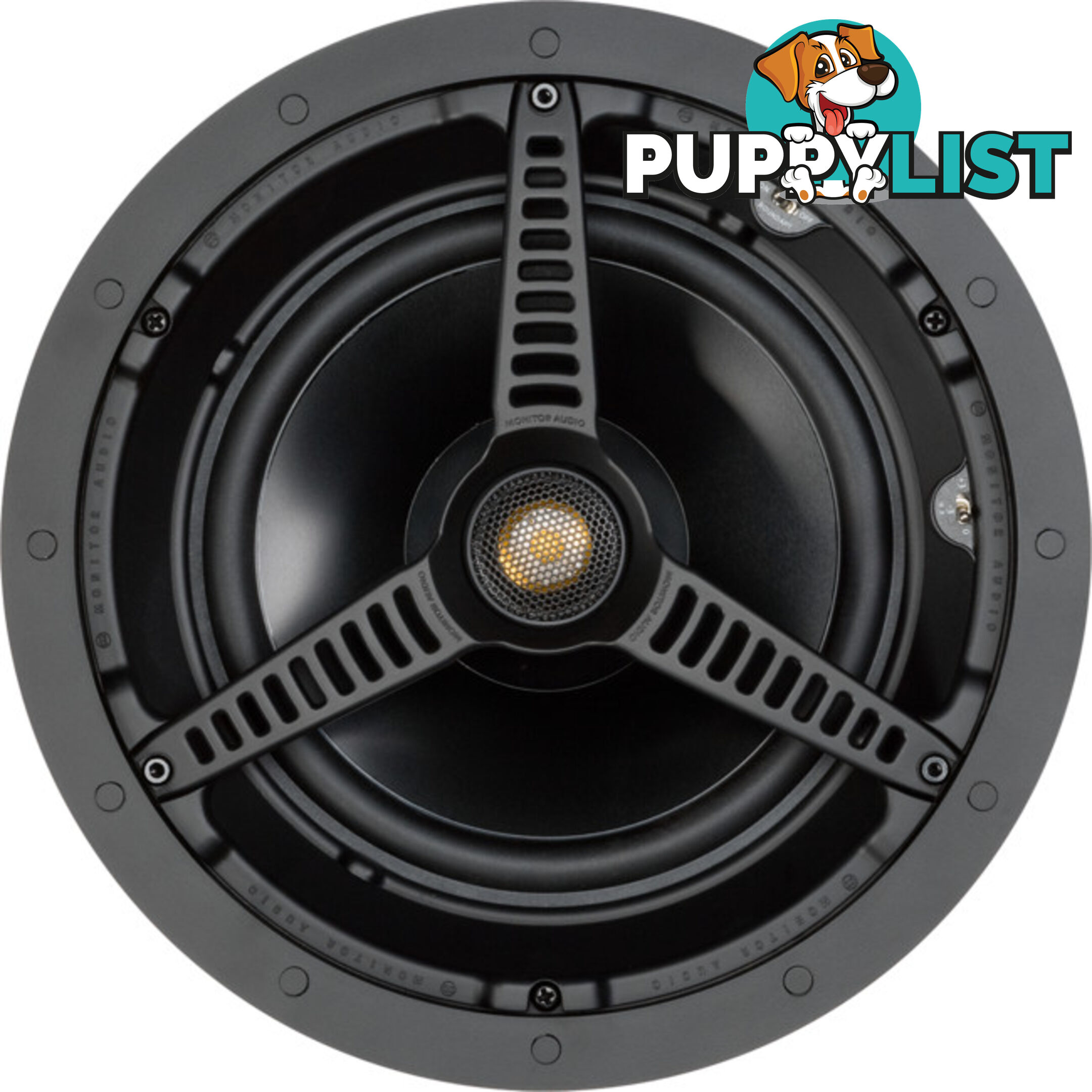 C280 8" 2-WAY IN-CEILING SPEAKER C-CAM BASS - C-CAM HS-TWEETER