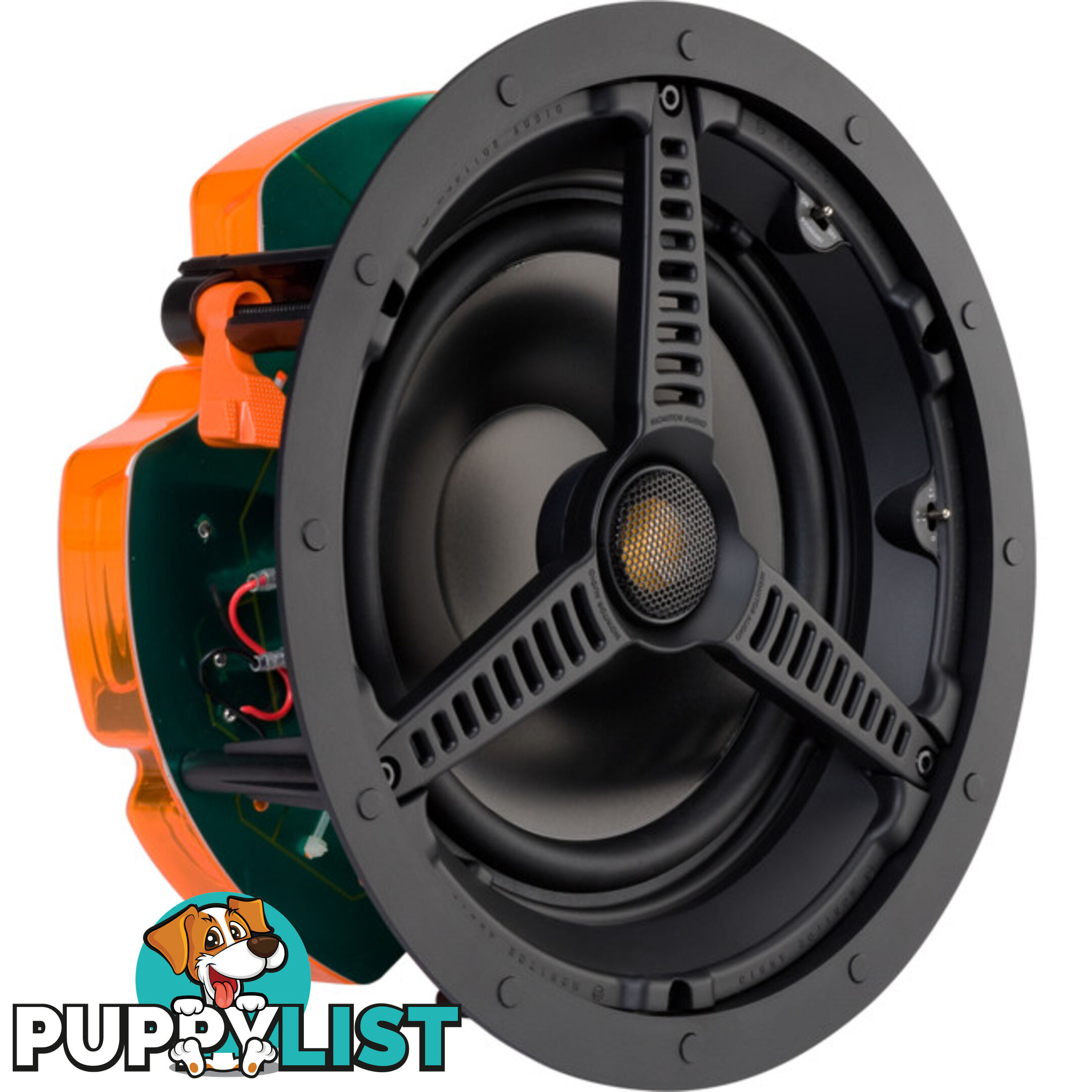 C280 8" 2-WAY IN-CEILING SPEAKER C-CAM BASS - C-CAM HS-TWEETER