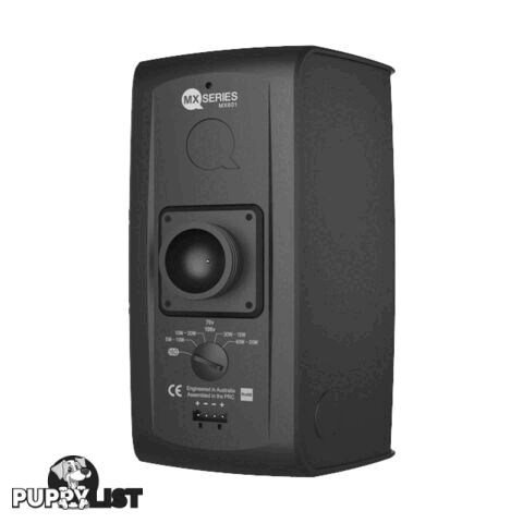 MX601B 6.5" 2 WAY IP67 BOX SPEAKER 16 OHM - 100V BLACK QUEST