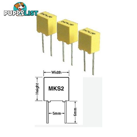 MKS2.68-50 .68 63V POLYESTER CAPACITOR MKS2