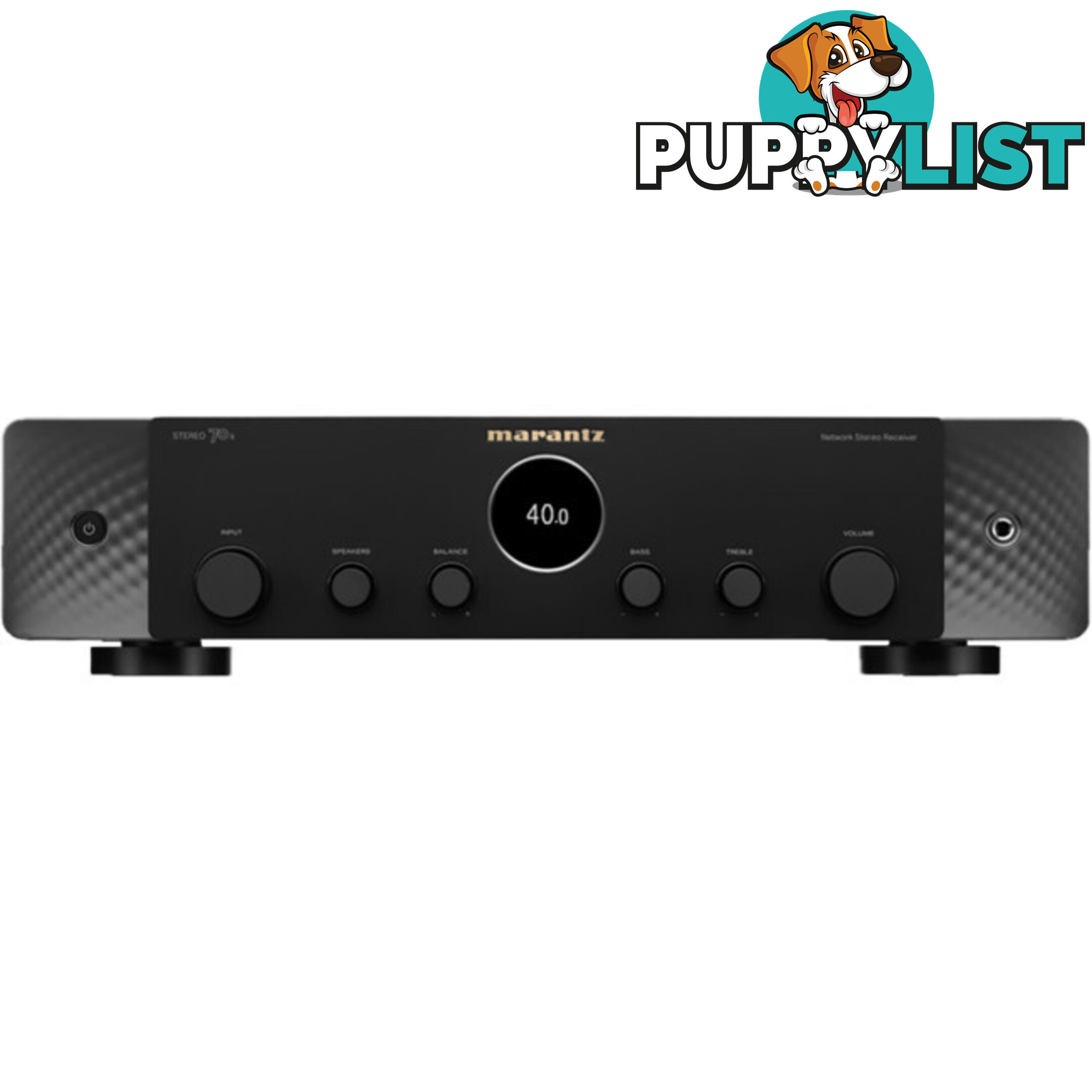 STEREO70S BLACK 75W CH STEREO RECEIVER - HEOS STREAMING HDMI SWITCHING- PHONO AND FM/DAB+ RADIO