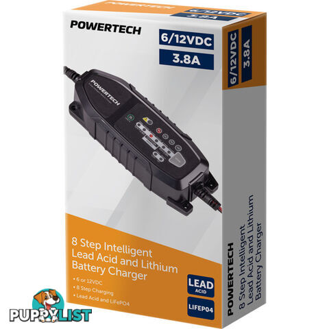 MB3904 6/12V 3.8A SLA LITHIUM CHARGER