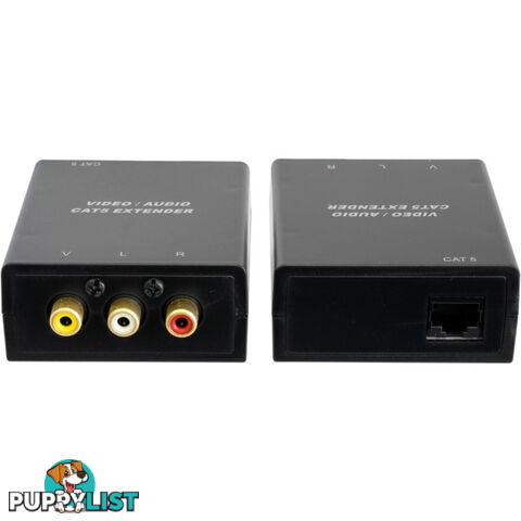 PRO1221 COMPOSITE STEREO CAT5 EXTENDER STEREO AUDIO BALUN