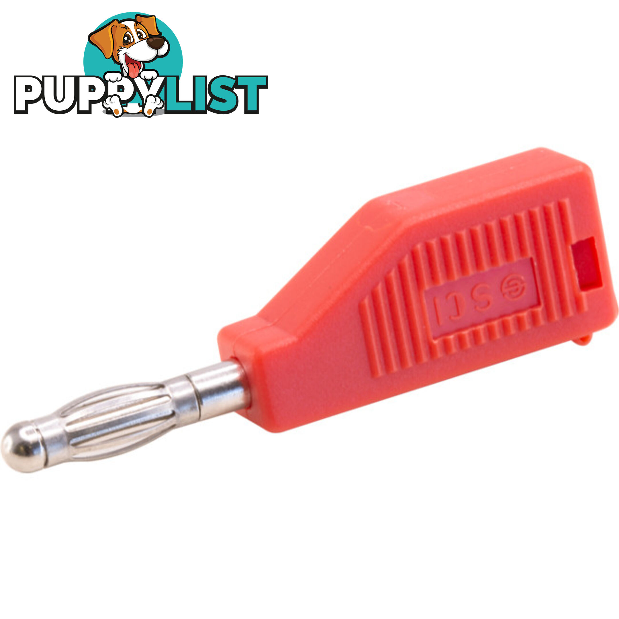 PW1616 4MM STACKING BANANA PLUG RED PLUG RED